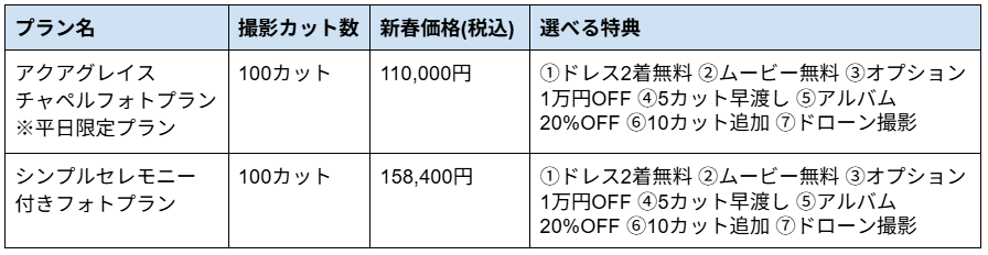 沖縄本島・宮古島フォトウェディング新春キャンペーン！ドレス2着やムービー無料の選べる福袋特典がアツい (1)