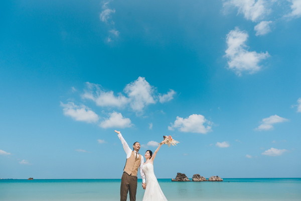 ≪本島≫空まで完璧！沖縄フォトウェディング青空確約キャンペーン