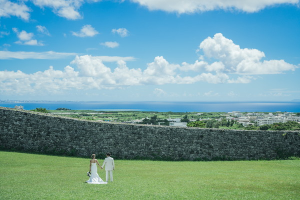 ≪沖縄本島≫　選べる旅×フォト　”世界遺産フォトプラン”（座喜味城ロケーション＋ビーチ）150カット