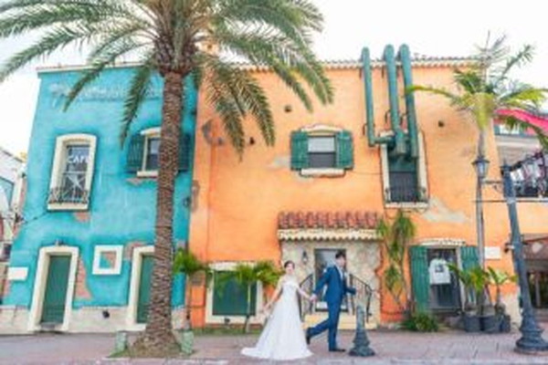 《本島》ドレス2着付プラン♡アメリカンビレッジ＆ビーチ❀絶対映える沖縄らしいフォトスポットならここ！♡