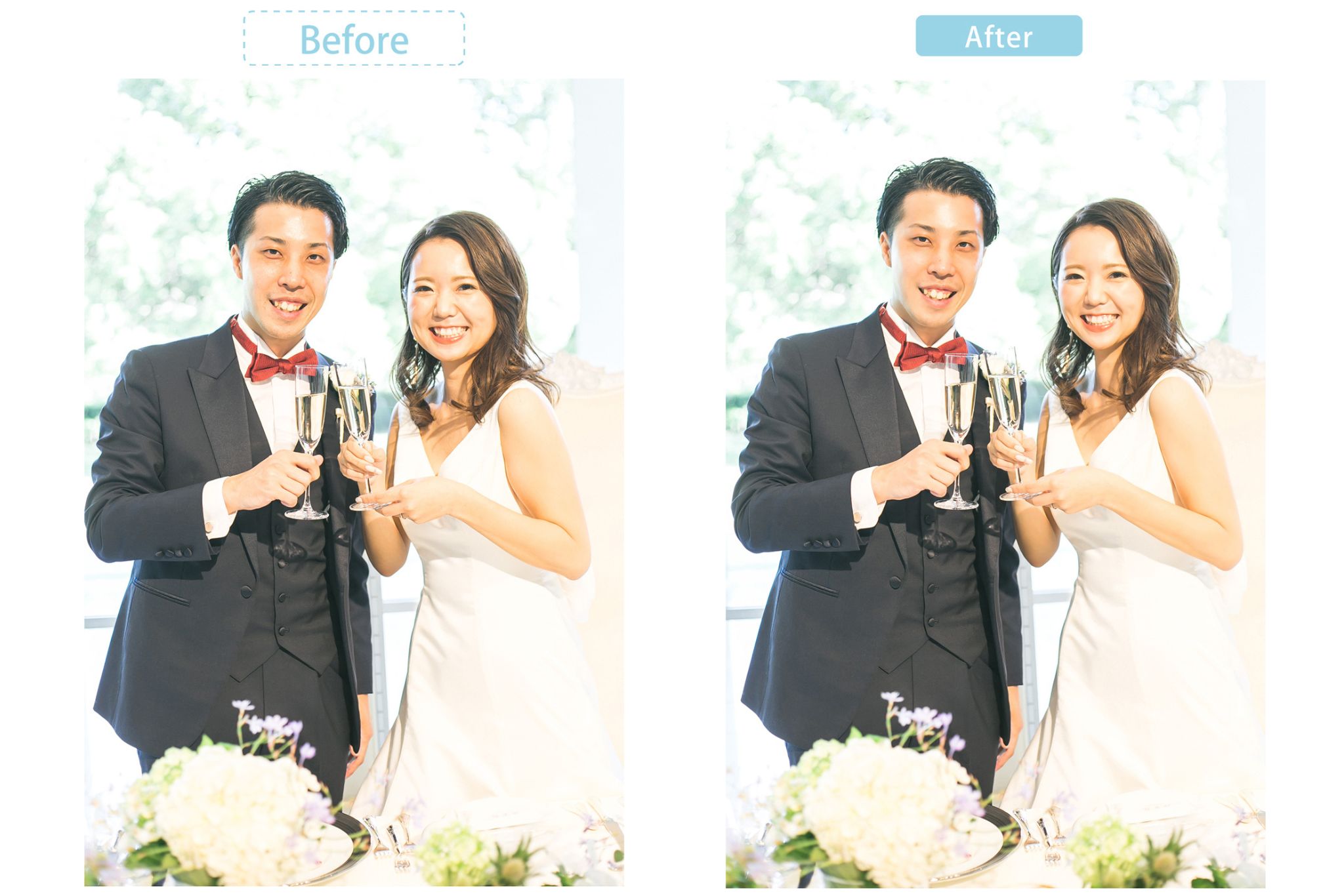 スタイリッシュ加工(美肌&スタイルアップ加工)