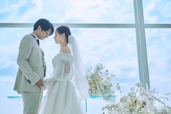 【シンプルセレモニー付】チャペル&ビーチフォト(沖縄本島)- アクアグレイス・チャペル