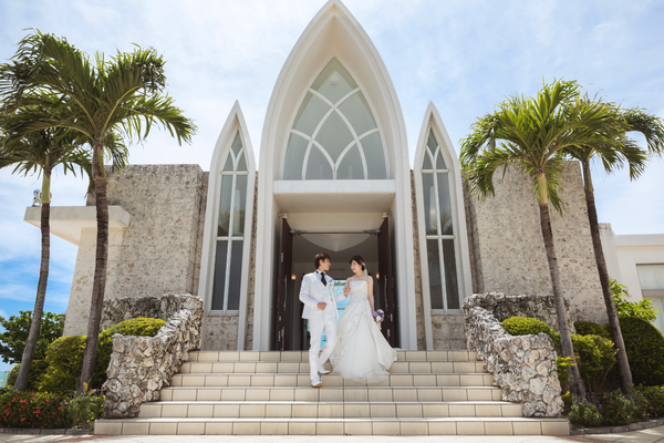 チャペル&ビーチ&1ロケーションフォト(沖縄本島) - アクアグレイス・チャペル